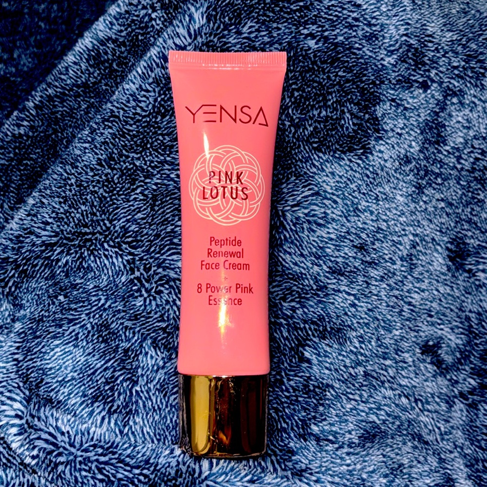 YENSA- Pink Lotus Peptide Renewal Face Cream + 8 Power Pink Essence